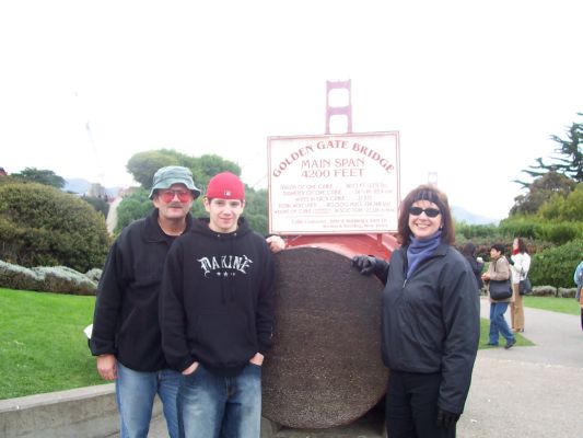 At the Golden Gate Bridge