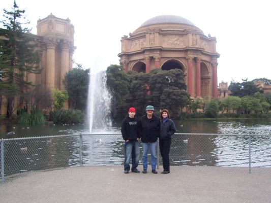 At The Palace of Fine Arts