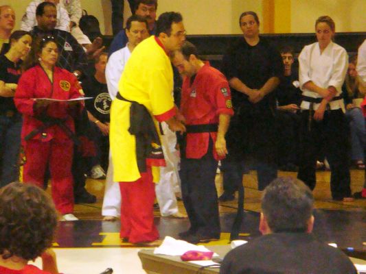 Kuk Sa Nim promotes Nelson to Master rank