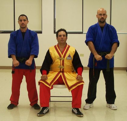 Master Dennis Vega and Inst. Delgado with Kuk Sa Nim