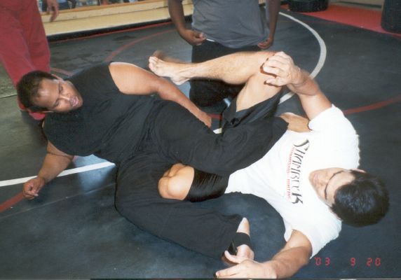 Frank Shamrock working w/Inst. King 