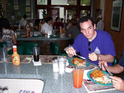 Typical Puerto Rican food in Old San Juan