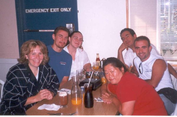 Getting some breakfast before seminars